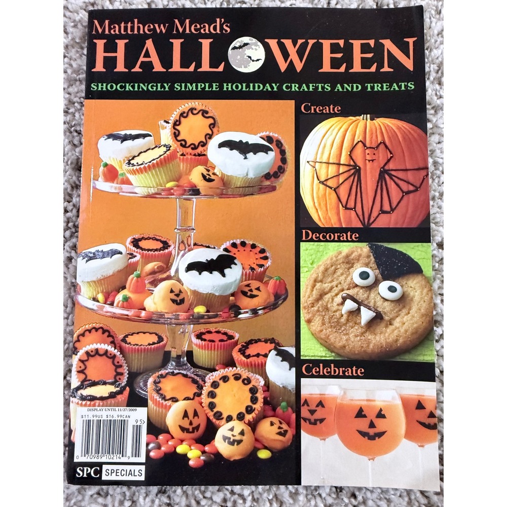Matthew Mead's Halloween Shockingly Simple Holiday Crafts Treats 2009 Magazine